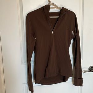 Size 8 brown Lululemon pullover